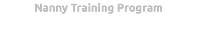 Nanny Training Program